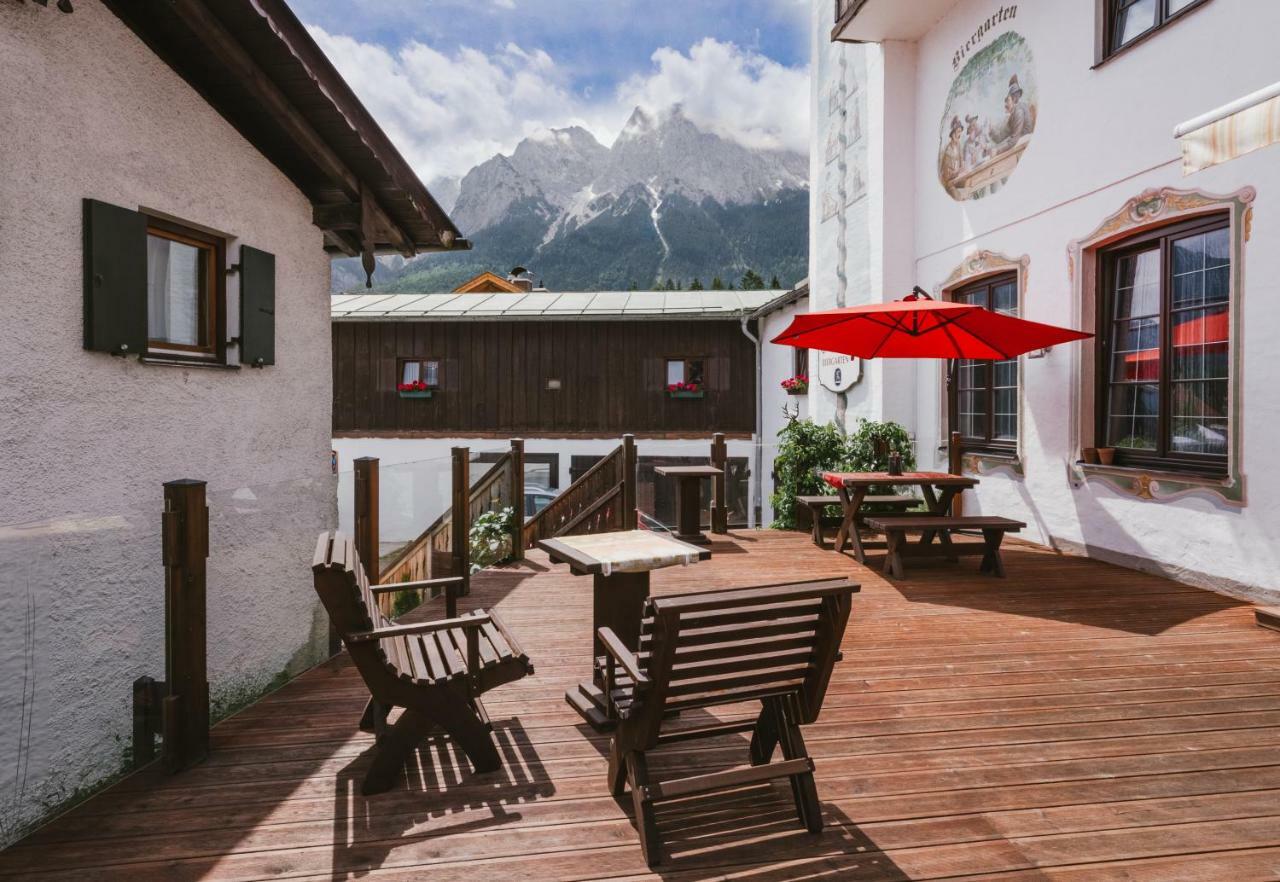Gasthof Hoehenrain Grainau Exterior foto